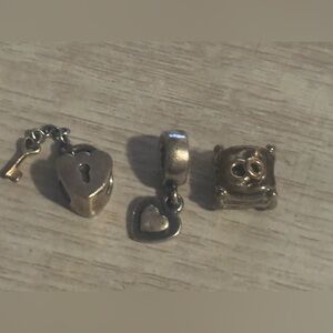 Pandora lot of 3 charms
